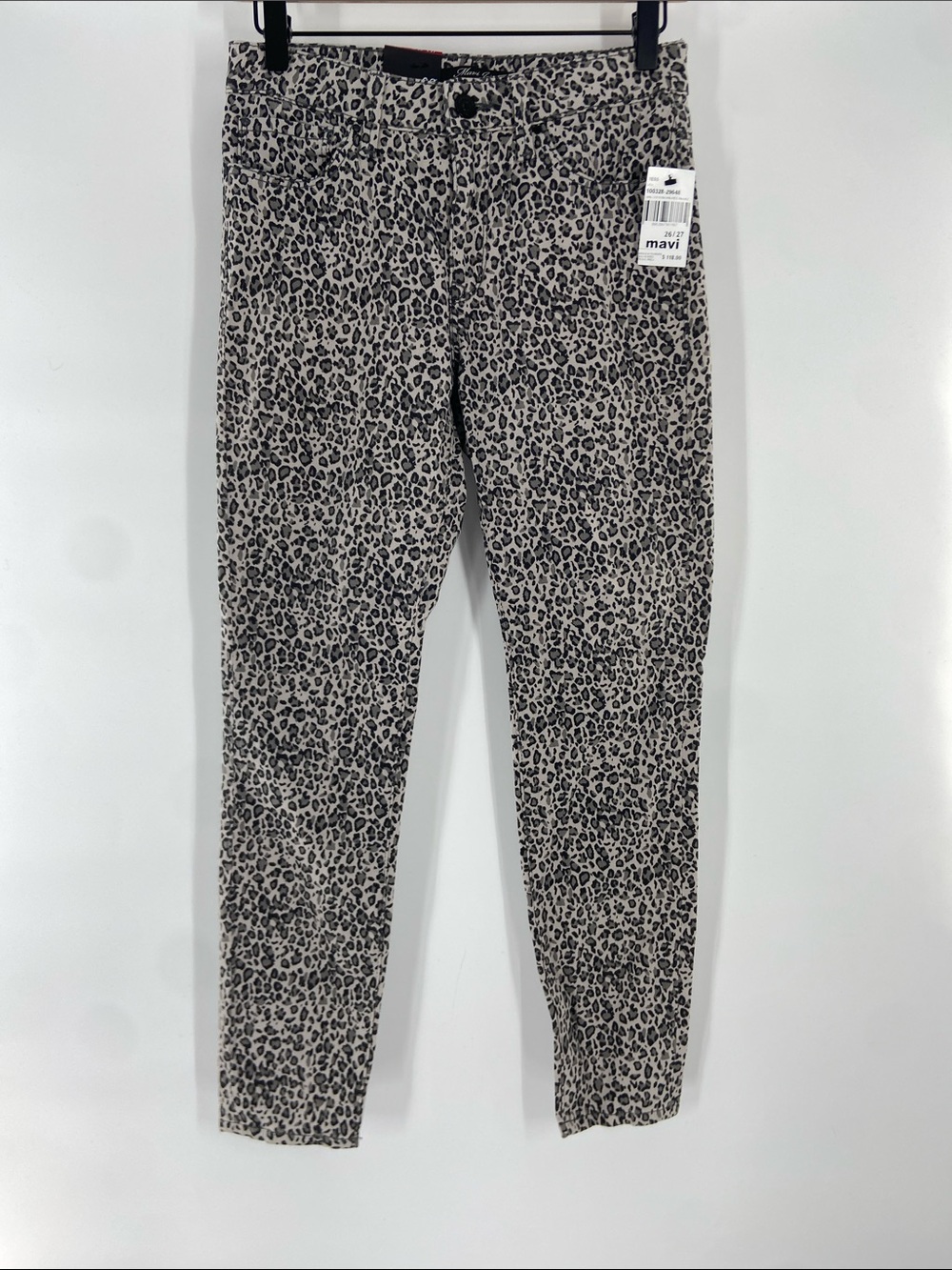 Mavi Silver and Gray High Rise Skinny Pants Jeans Size W26 L27 NWT